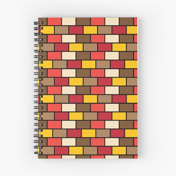 Item preview, Yellow brown orange red grid pattern  designed and sold by fluffyfamcraft.