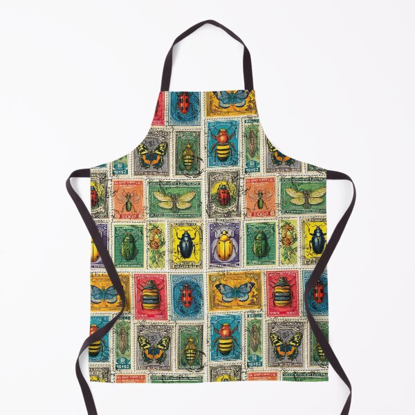 Item preview, Old-style engraved insect collage with floral touches designed and sold by Piotrek0001.