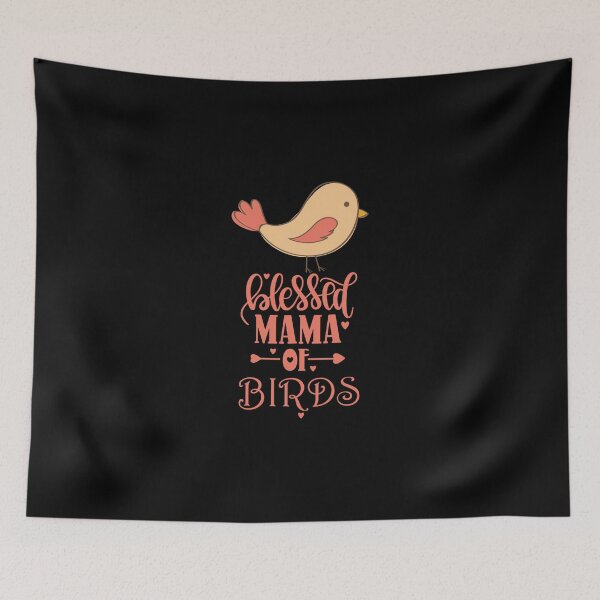 Item preview, Mother's Day Special Blessed Mama Of Birds | SM Typography Tshirt designed and sold by SM Typography T-shirt.