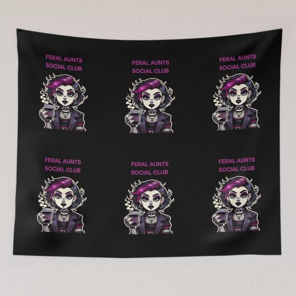 Item preview, Feral Aunts Social Club designed and sold by TrendsLook.