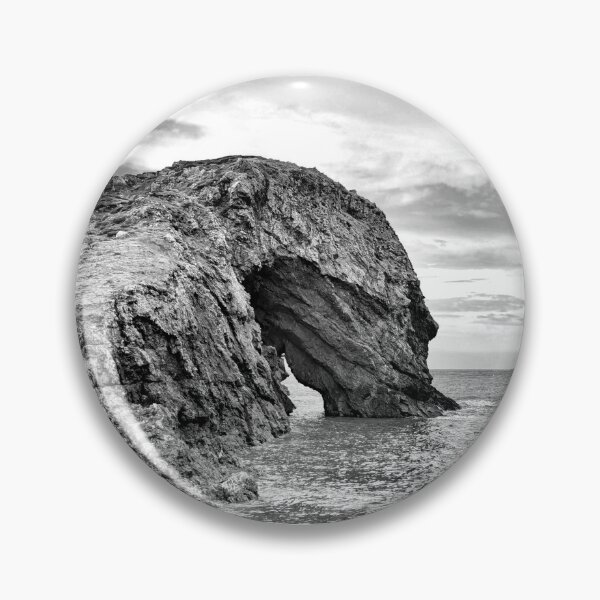 Item preview, Ynys-y-Fydlyn, Carmel Head, Anglesey Black & White Sea Arch designed and sold by Page Photography.
