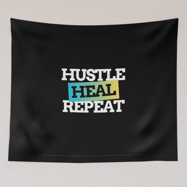 Aperçu de l'œuvre Hustle Heal Répéter créée et vendue par Elizarfa.