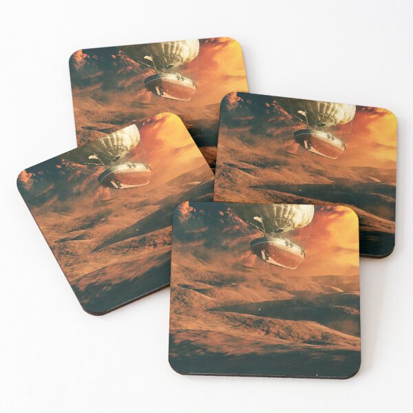 Item preview, Hot Air Ship Above The Desert designed and sold by Shaheen01.