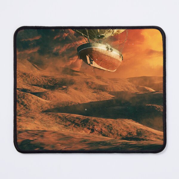 Item preview, Hot Air Ship Above The Desert designed and sold by Shaheen01.