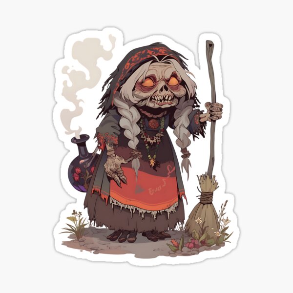 Artikel-Vorschau von Slawische Folklore: Baba Yaga Hexenlegende, designt und verkauft von bapupa.