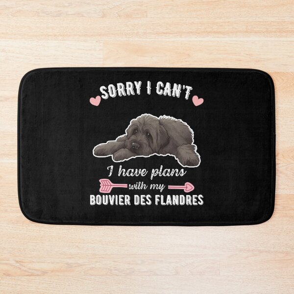 Item preview, Sorry I Can't, I Have Plans With My Bouvier des Flandres – Bearded Belgian Dog Design designed and sold by GoodyPaws.
