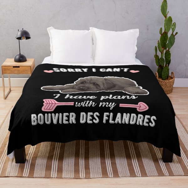 Item preview, Sorry I Can't, I Have Plans With My Bouvier des Flandres – Bearded Belgian Dog Design designed and sold by GoodyPaws.