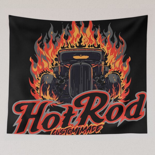 Item preview, Hot Rod Inferno: Custom-Built Classic on Fire designed and sold by Opine.