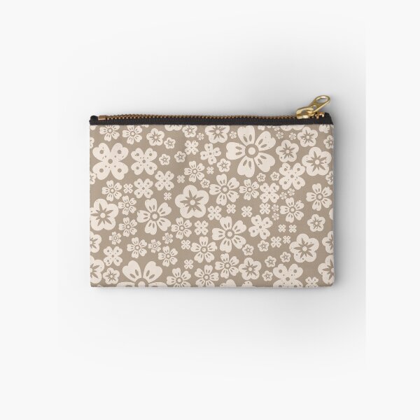Item preview, Flower meadow brown-ecru designed and sold by Zenclover.