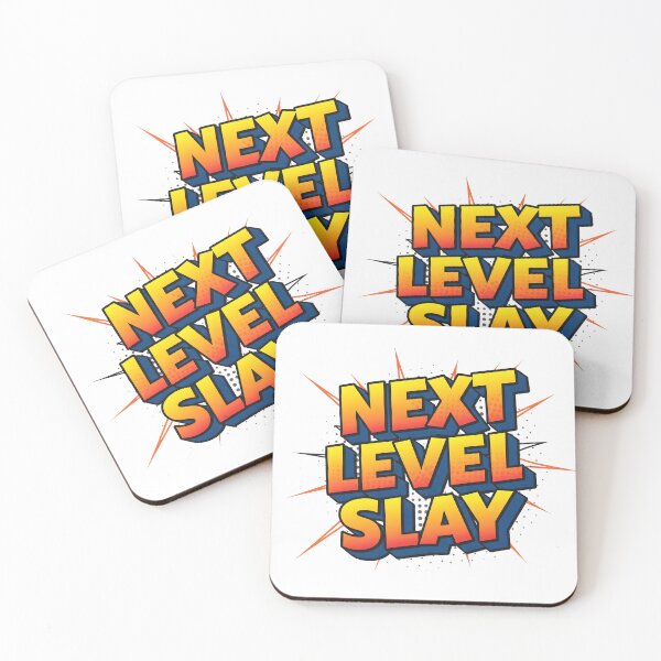 Item preview, Next Level Slay Epic Win Comic Graphic designed and sold by Ink & Quip.