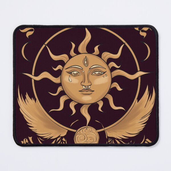Item preview, Stay Radiant – Boho Spiritual Sun Design designed and sold by DiegomsArt.