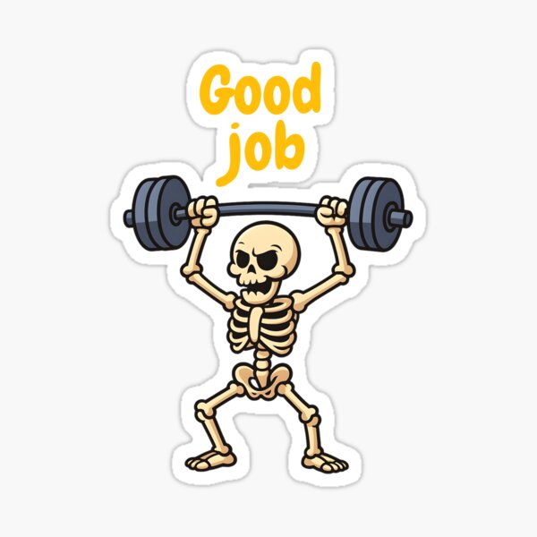 Artikel-Vorschau von Urkomisches Typografie-Design fürs Fitnessstudio – Sarkastisches Fitness-Humor-T-Shirt und Aufkleber, designt und verkauft von Unlimited-Style.