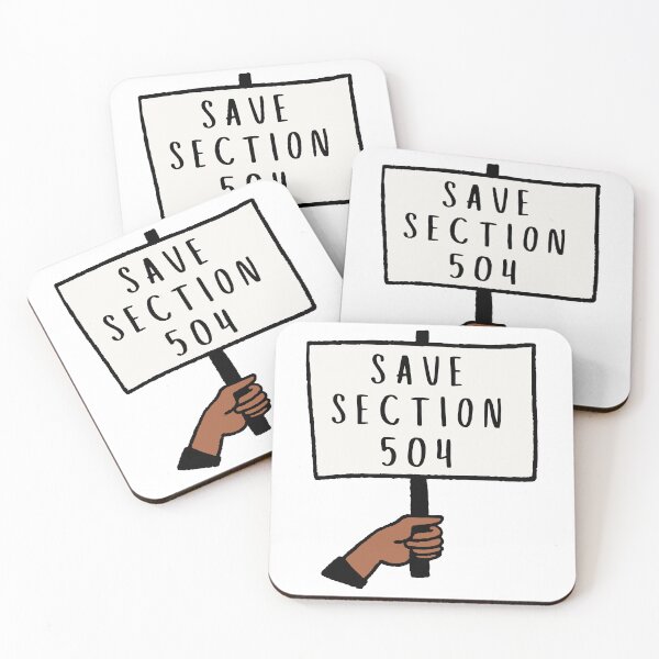 Item preview, Save Section 504 Protest Sign designed and sold by spooniecentral.