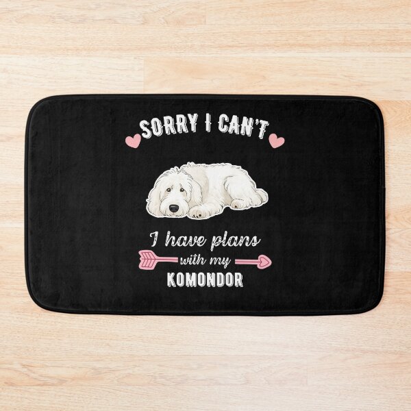 Item preview, Sorry I Can't, I Have Plans With My Komondor – Majestic Hungarian Herding Dog Design designed and sold by GoodyPaws.