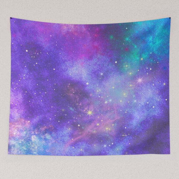 Item preview, Dreamy Watercolour Galaxy Sky designed and sold by Fantacaroo Designs.