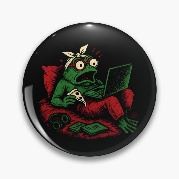 Item preview, Digital Extra Joy-The Cute Frog designed and sold by ATOTI.