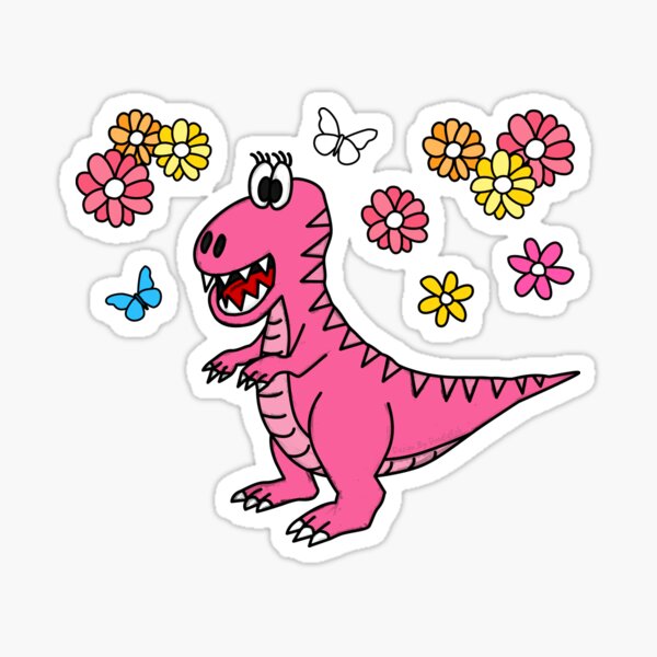 Item preview, Dinosaure T-Rex Floral Fête des Mères Maman Grand-mère Tante designed and sold by doodlerob.