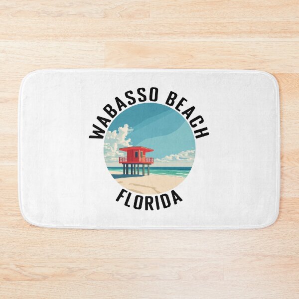 Item preview, Wabasso Beach - Florida (with Black Lettering) designed and sold by VelvetRoom.
