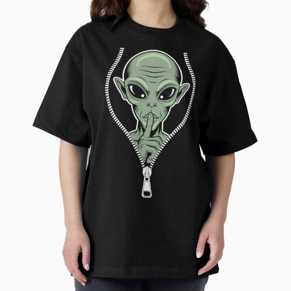 Item preview, Secret Alien Zipper Design designed and sold by VividVerse25.
