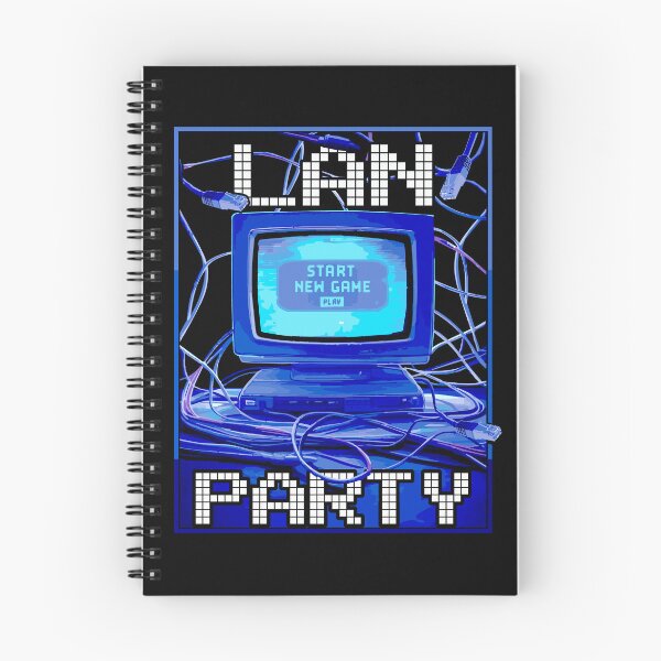 Item preview, LAN Party Nostalgia Video Gamer T-Shirt designed and sold by Nerd Shizzle.