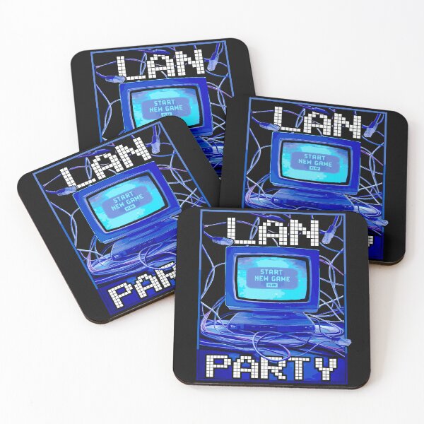 Item preview, LAN Party Nostalgia Video Gamer T-Shirt designed and sold by Nerd Shizzle.