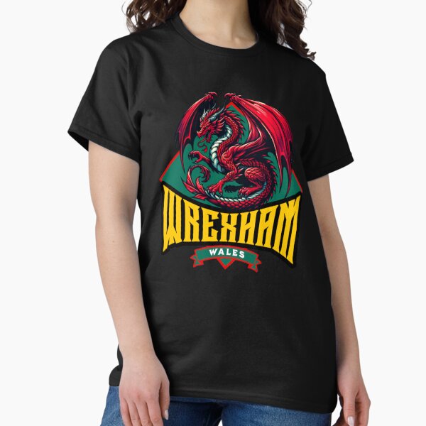 Vista previa del artículo con la obra «Dragón de Wrexham animado», diseñado y vendido por VRedBaller.