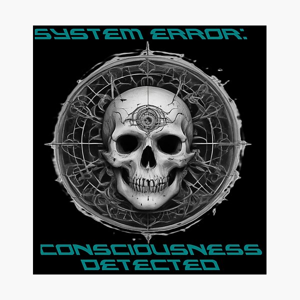 Item preview, System Error: Consciousness Detected designed and sold by Daemolitia Designs.