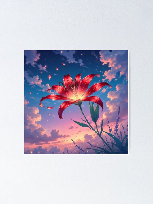 Flower ポスター　６枚セット Amazon.com : ZAKHSE Scrapbook Paper Pad 6