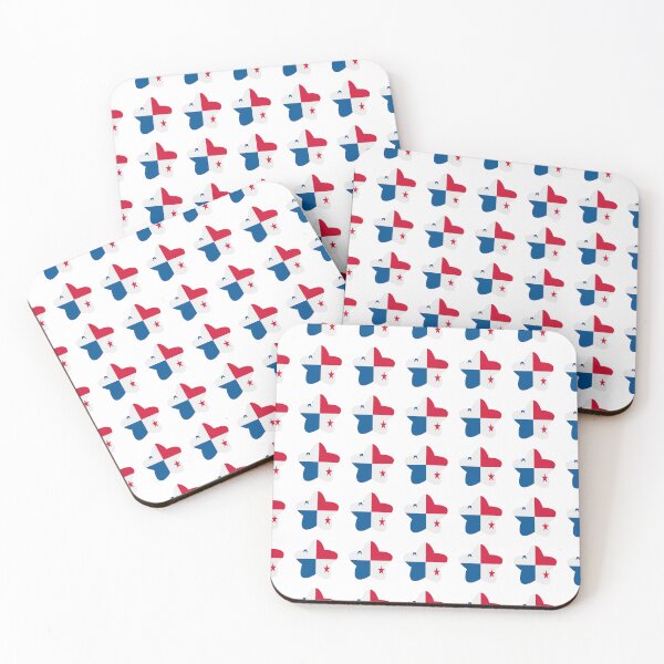 Item preview, Panama Flag Star Pattern designed and sold by TheIconSmith.