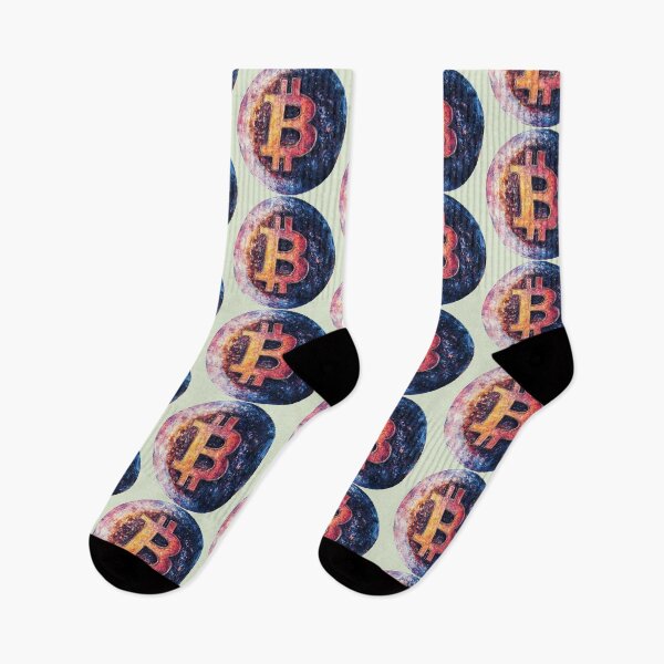 Item preview, The Purple Bitcoin Moon - Orange pilled  designed and sold by MemeHodlr.