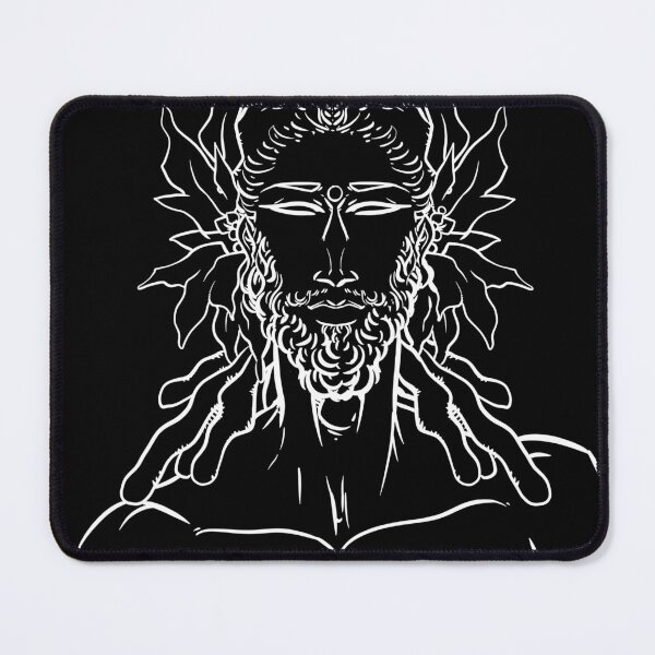 Item preview, Dionysus Esoteric Bust – Line Art | SRBartist designed and sold by SRBartist.