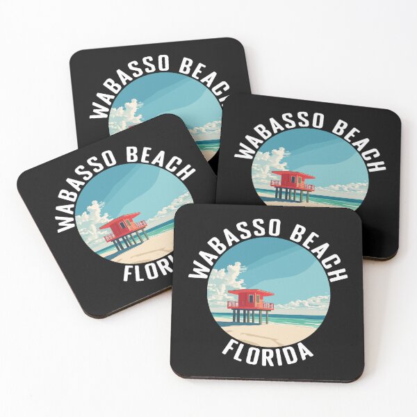 Item preview, Wabasso Beach - Florida (with White Lettering) designed and sold by VelvetRoom.