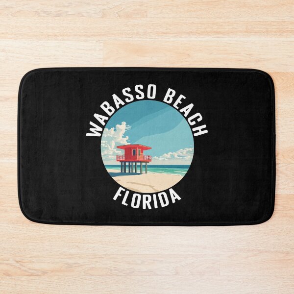 Item preview, Wabasso Beach - Florida (with White Lettering) designed and sold by VelvetRoom.