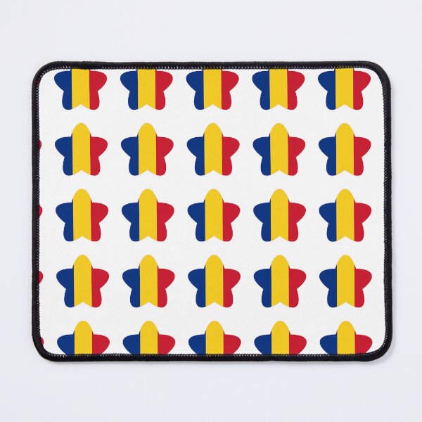 Item preview, Romania Flag Star Pattern designed and sold by TheIconSmith.