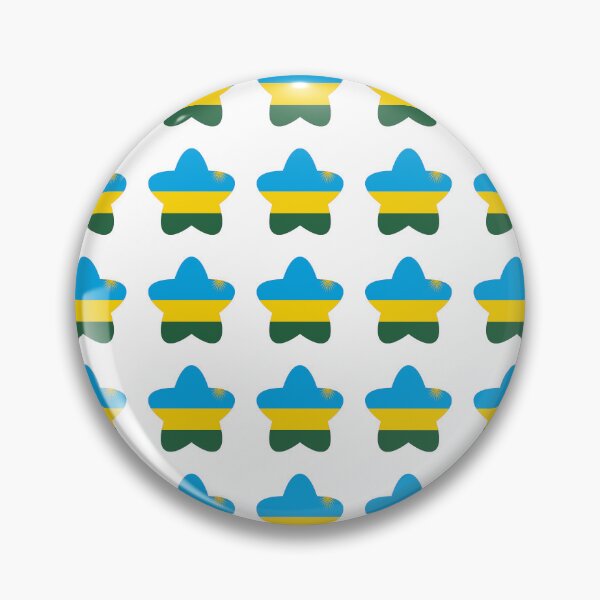 Item preview, Rwanda Flag Star Pattern designed and sold by TheIconSmith.
