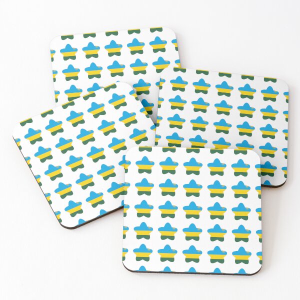 Item preview, Rwanda Flag Star Pattern designed and sold by TheIconSmith.