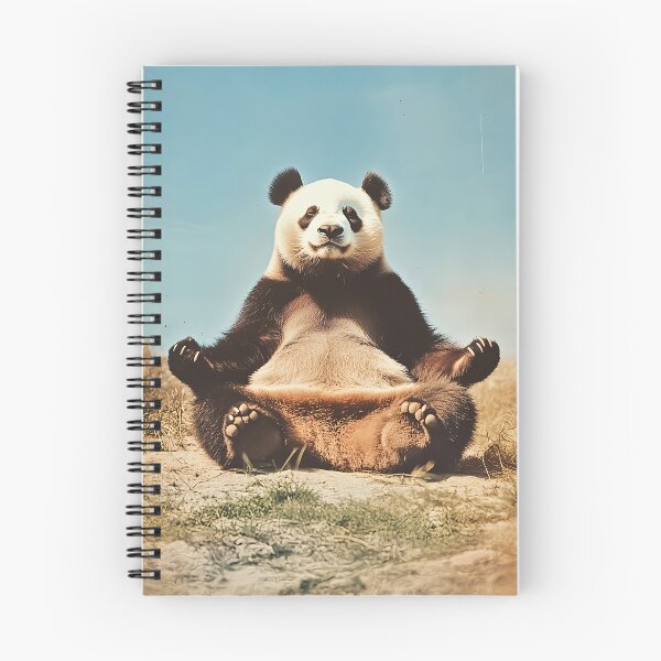 Item preview, Panda Meditating, Funny Yoga Animal Art designed and sold by CheekyAnimalz.