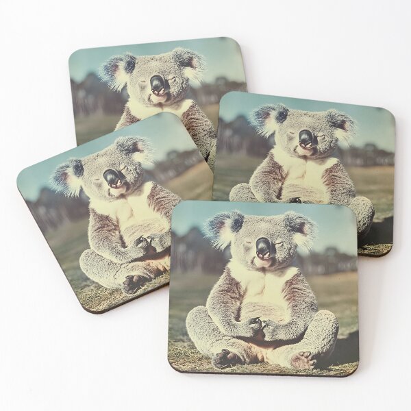 Item preview, Koala Meditating, Funny Yoga Animal Art designed and sold by CheekyAnimalz.