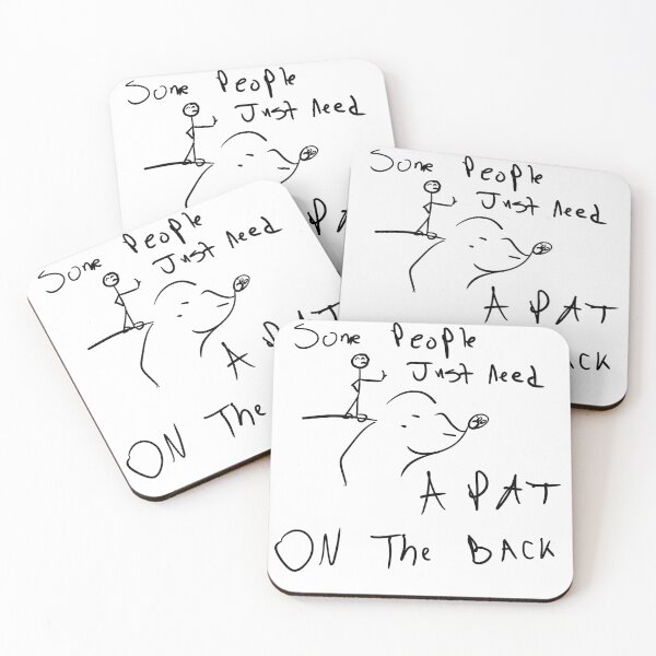 Item preview, Some People T-Shirts, Funny Back Pat Humor, Stick Figure Shirts, Sarcastic Shirts, Graphic Tees, Unique Etsy T-Shirts designed and sold by nickouthere.