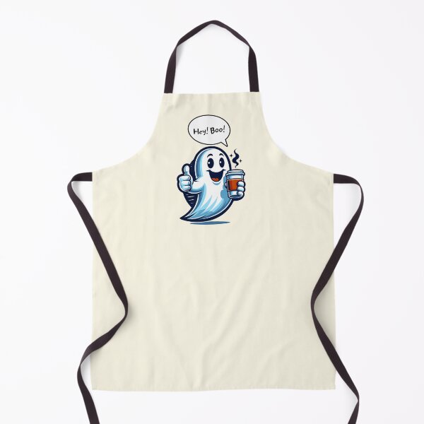 Item preview, Funny ghost with coffee designed and sold by Pearl67.