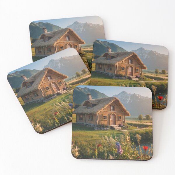 Item preview, Valley Dreams and the Straw House Charm designed and sold by BlareBlare.