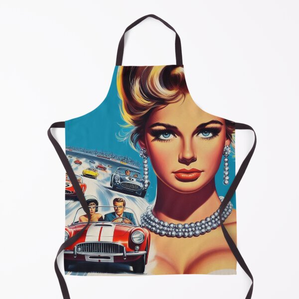 Item preview, Retro Racing Girl designed and sold by PulpVintage.