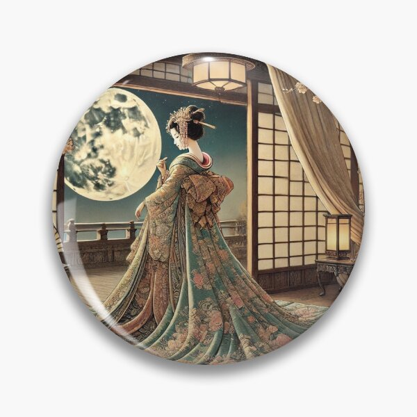 Item preview, Fantasy Kimono Moonlight Elegance - Japanese Culture Art designed and sold by Enoki design.