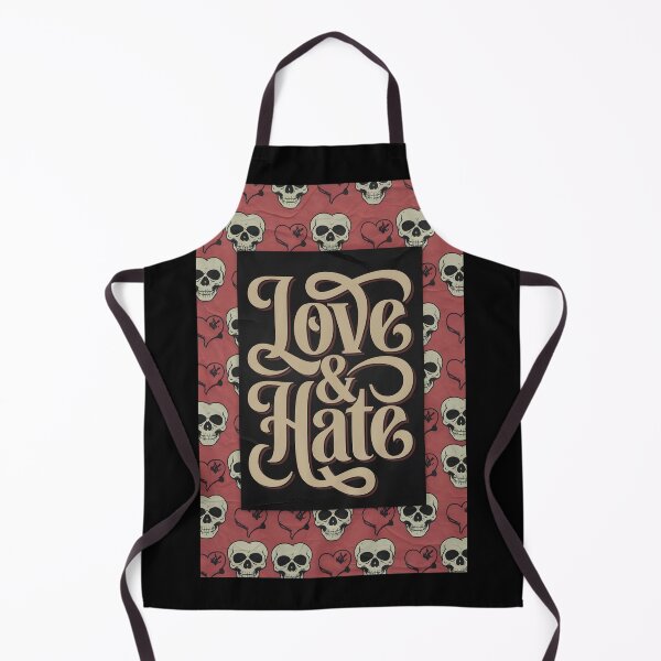 Item preview, Bold Love Hate Hearts Skulls designed and sold by kulala-kaiser.