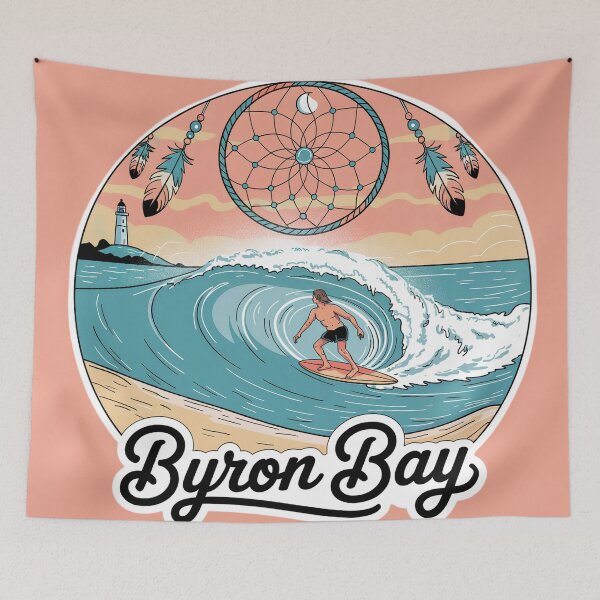 Item preview, Byron Bay, boho surf designed and sold by Random Designs.