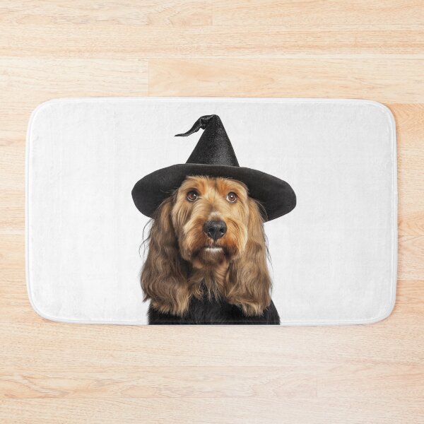 Item preview, Otterhound dog Wearing Halloween Witch Hat designed and sold by LazyOwlStore.