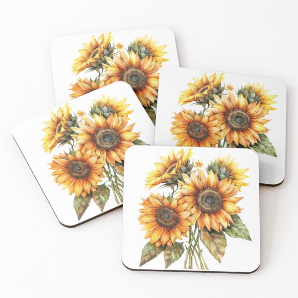 Item preview, Sunflower watercolor style  designed and sold by Sunakokookkook.