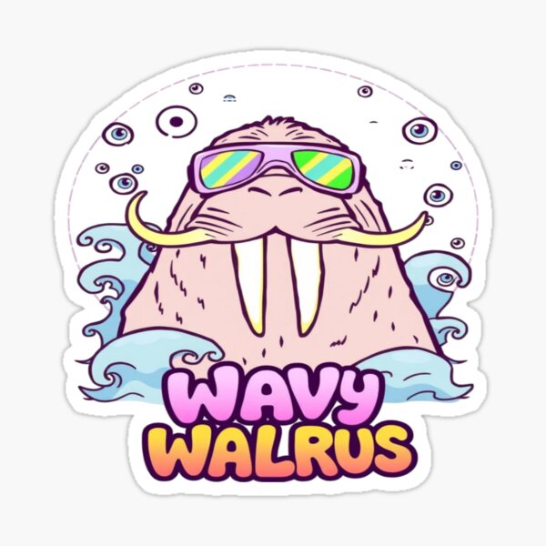 Item preview, Trending Now Design:Wavy Walrus Falcon-Frequency Drop-Amalgramation Reloaded designed and sold by Imaginarium of Chaos falcon88 .