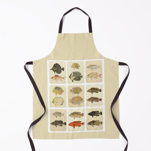 Item preview, Antique Tropical Fish Collage designed and sold by IrisAndIvy.