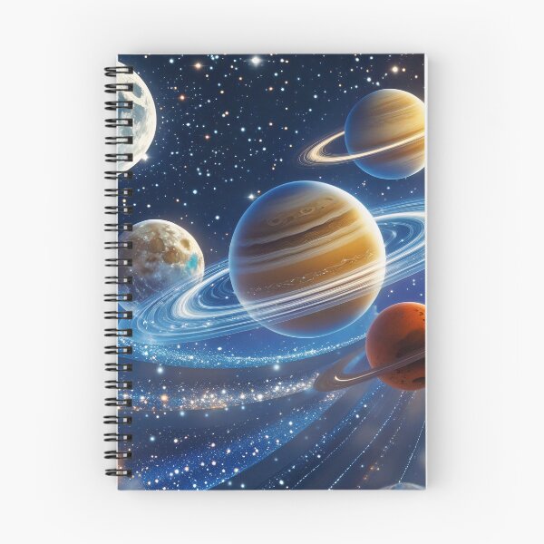 Item preview, Majestic Planets in a Starry Universe designed and sold by SamartkitDesign.
